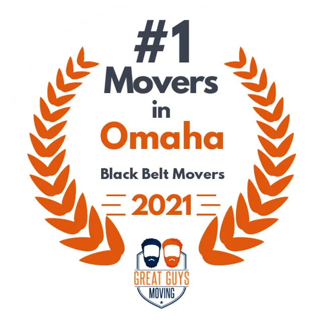 #1 Ranked Movers in Omaha, NE 2021 award