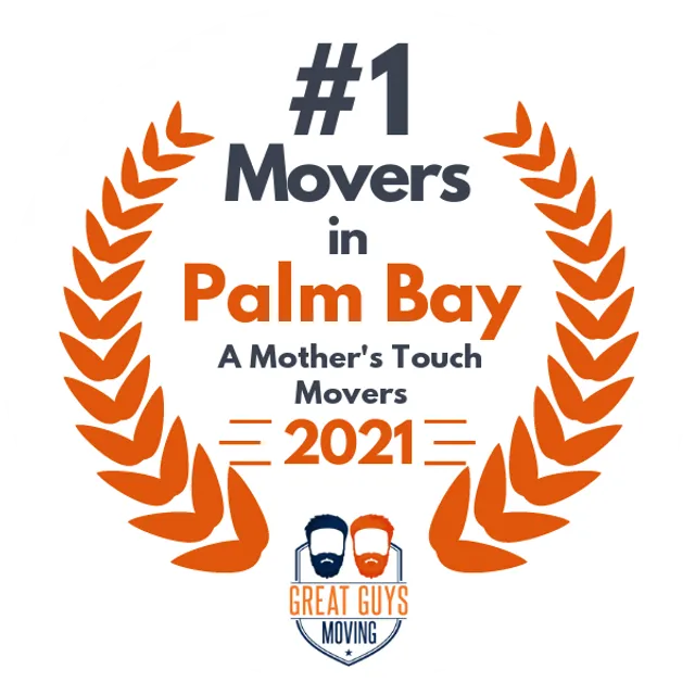 #1 Ranked Movers in Palm Bay, FL 2021 award