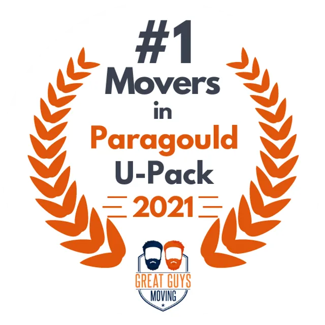 #1 Ranked Movers in Jonesboro, AR 2021 award