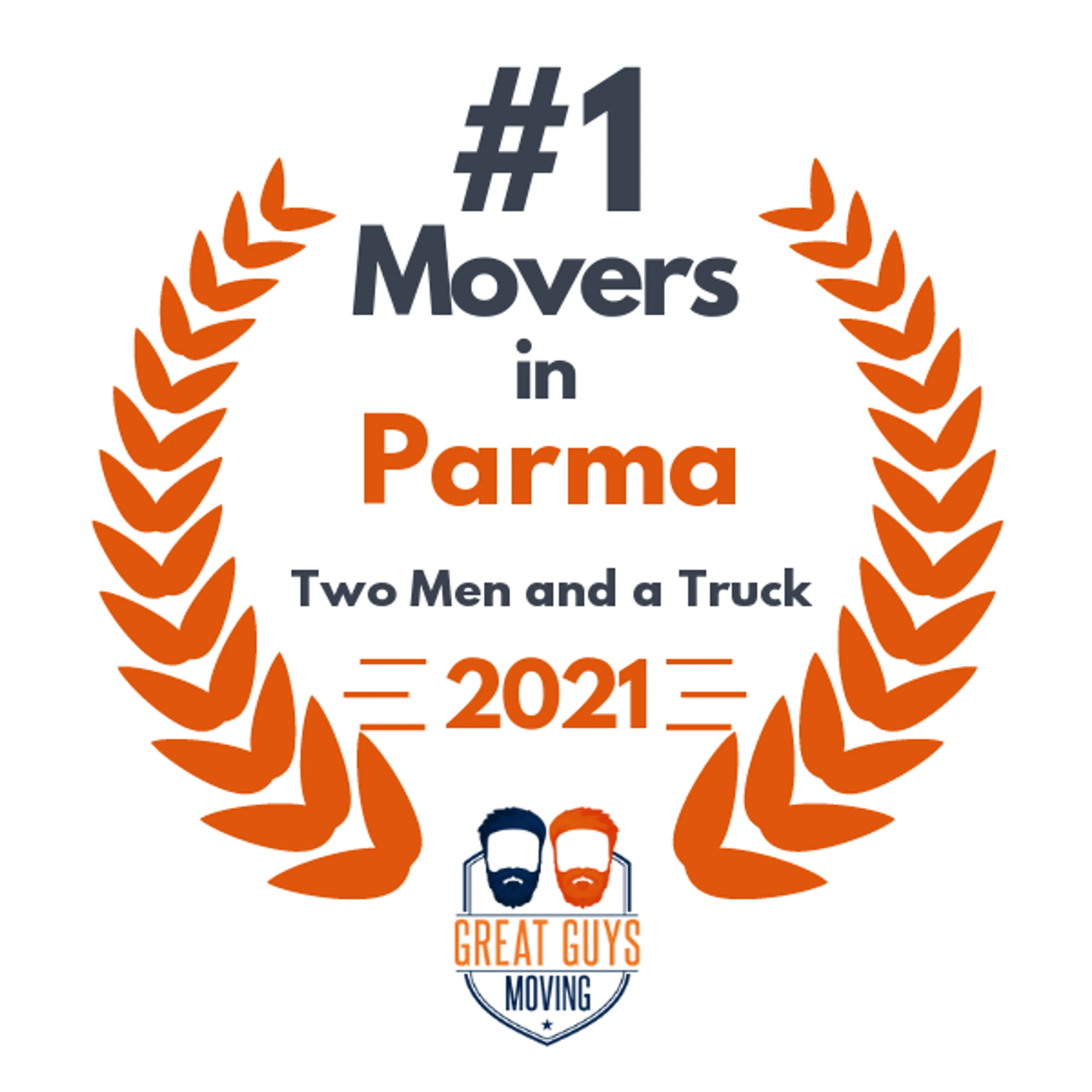 #1 Ranked Movers in Cleveland, OH 2021 award