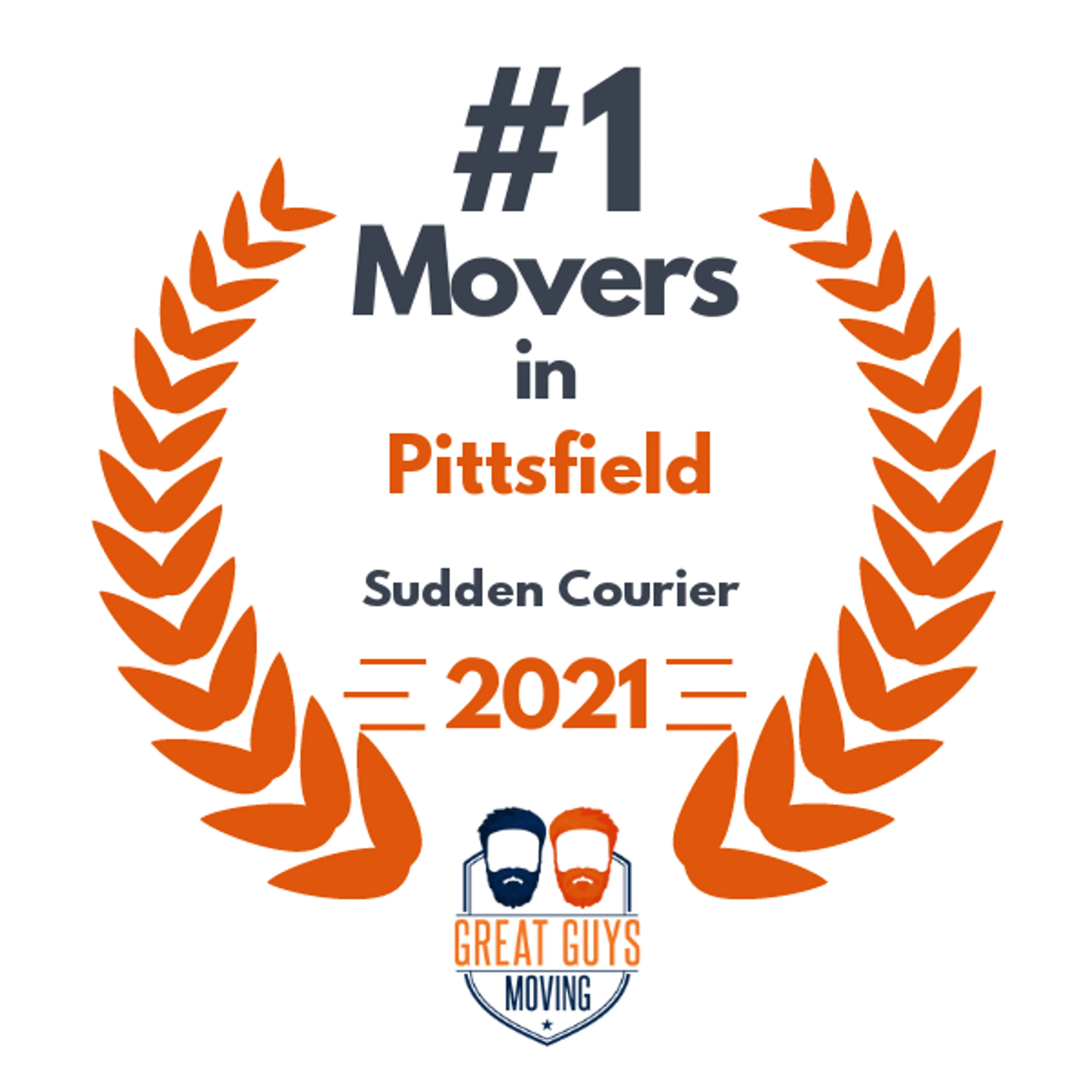 #1 Ranked Movers in Pittsfield, MA 2021 award