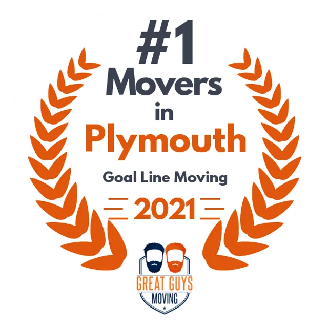 #1 Ranked Movers in St. Paul, MN 2021 award