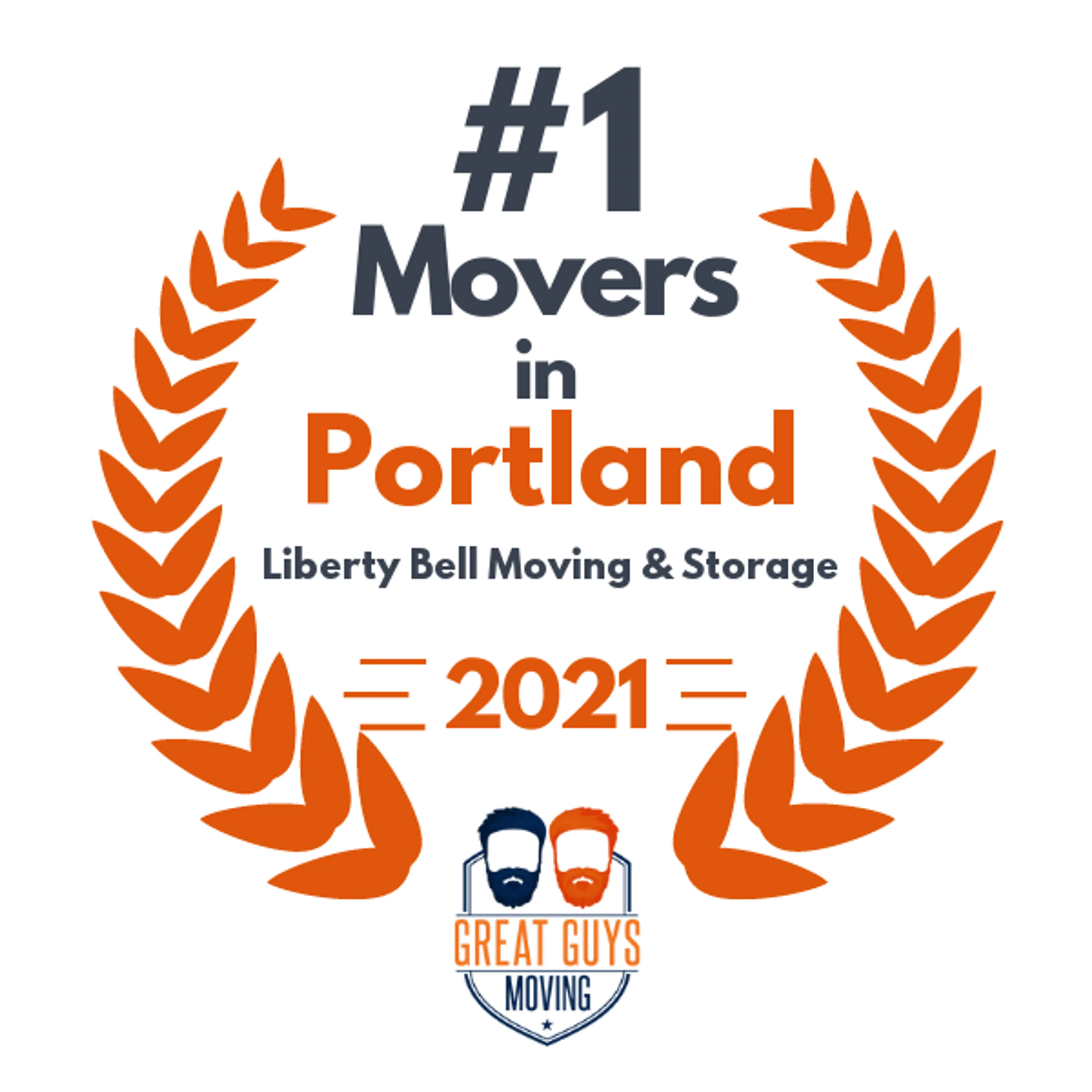 #1 Ranked Movers in Lawrence, MA 2021 award