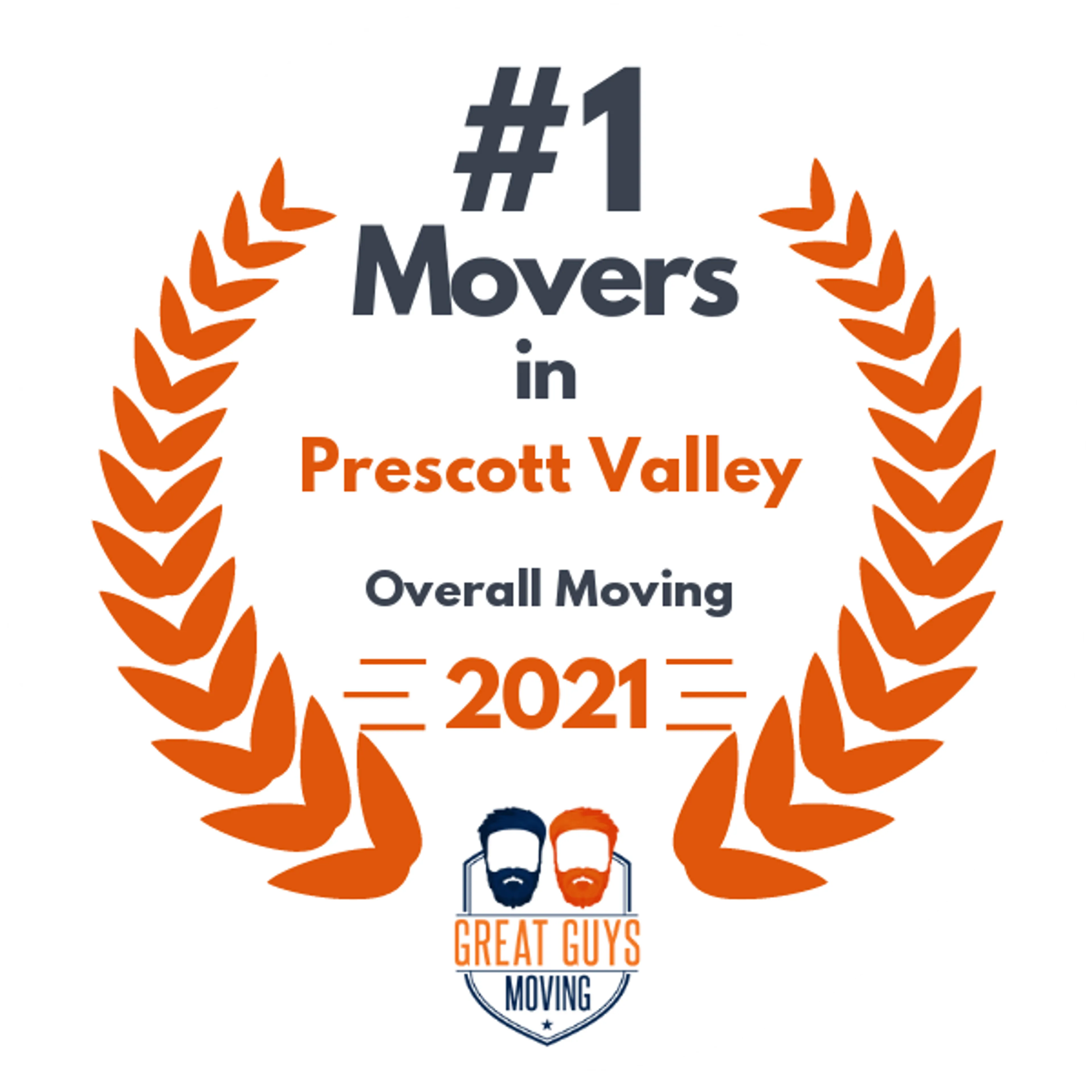 #1 Ranked Movers in Flagstaff, AZ 2021 award