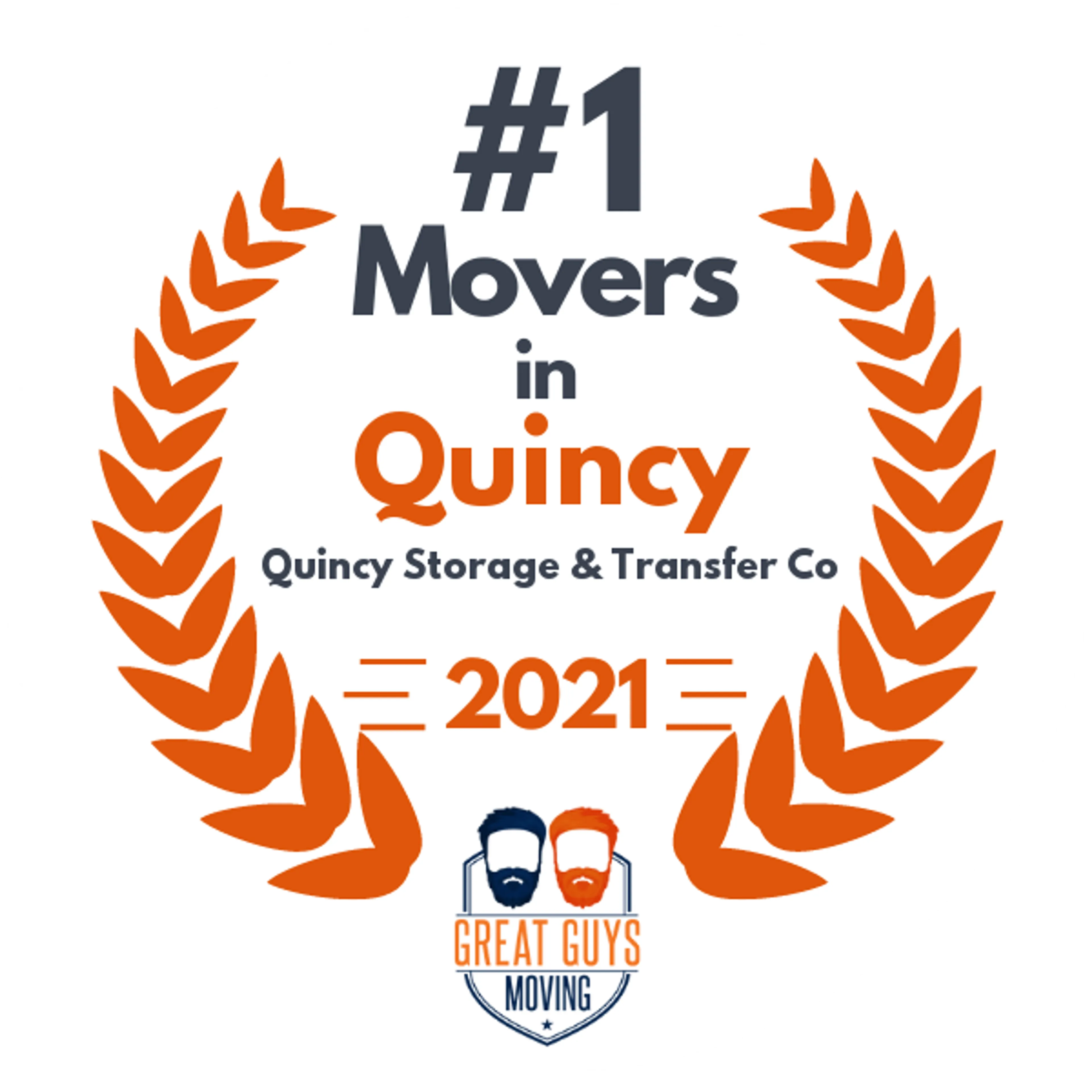#1 Ranked Movers in Quincy, IL 2021 award