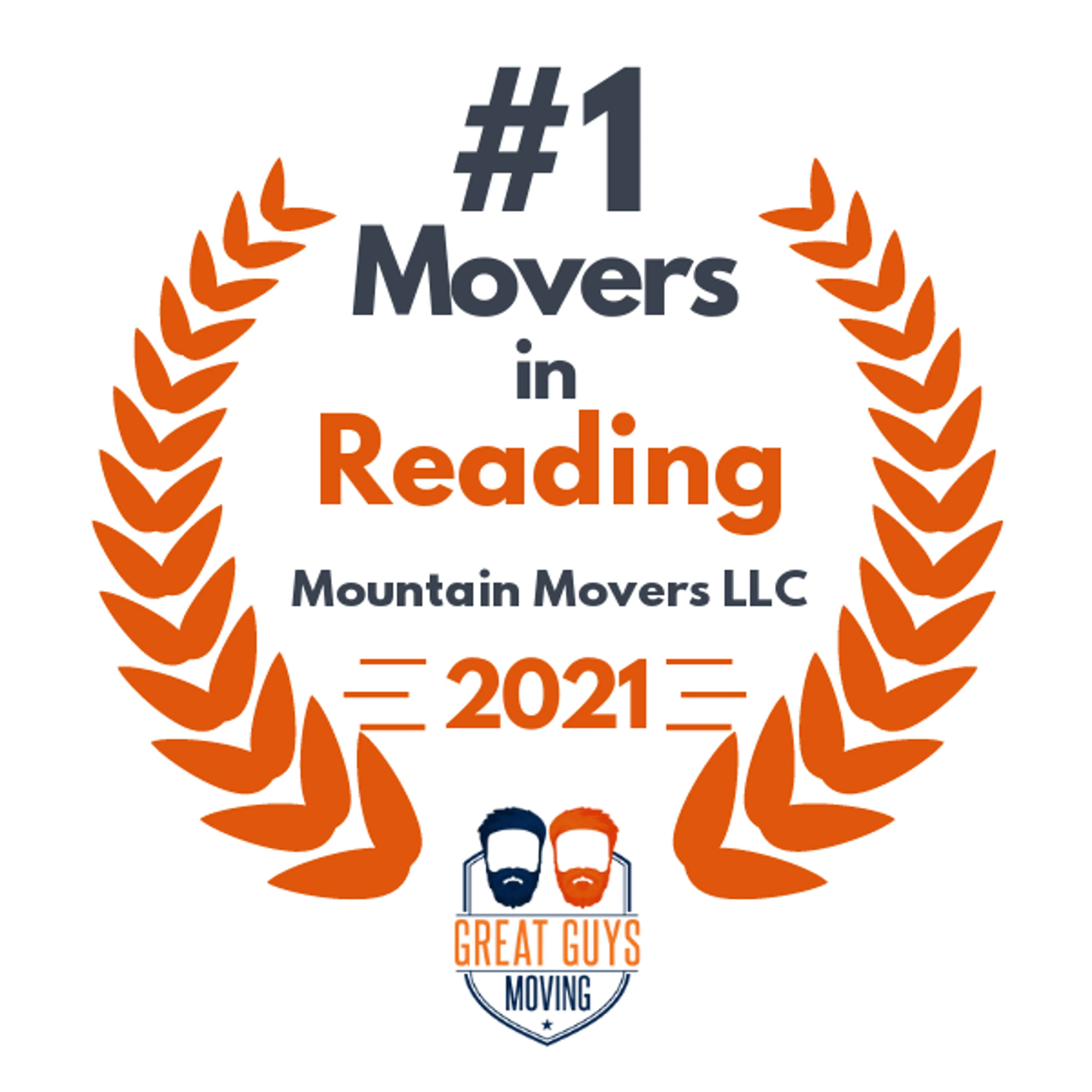#1 Ranked Movers in Allentown, PA 2021 award