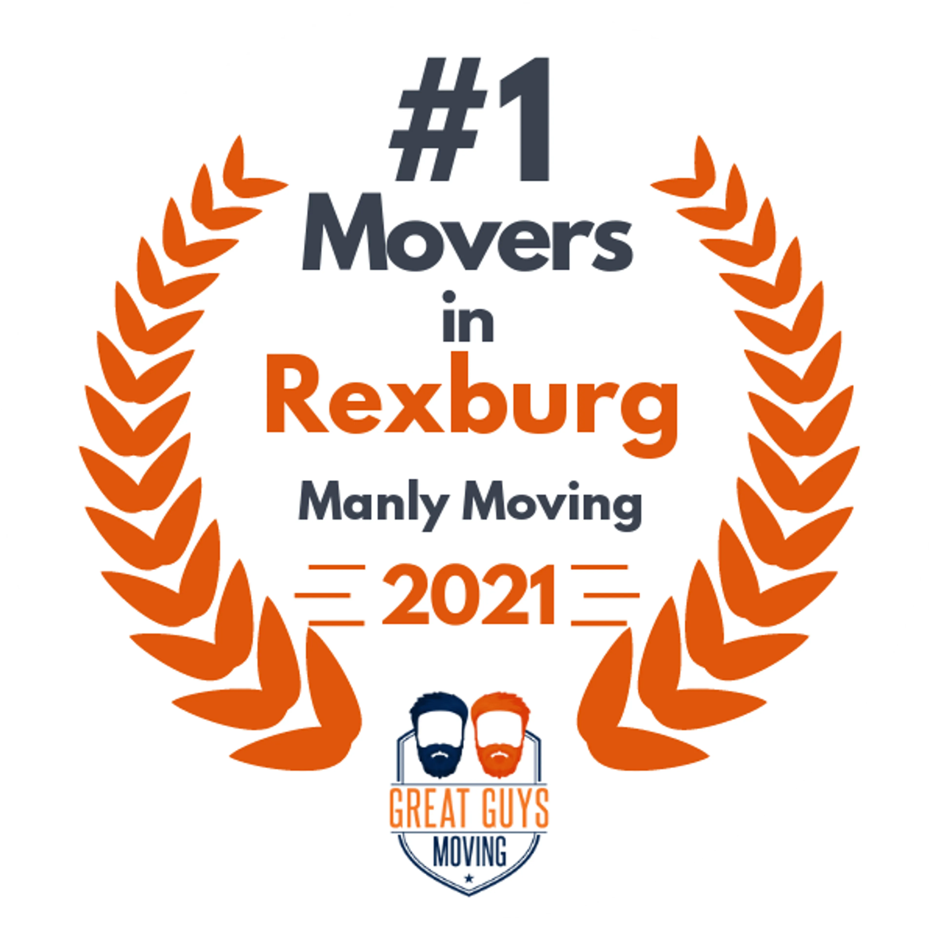 #1 Ranked Movers in Idaho Falls, ID 2021 award