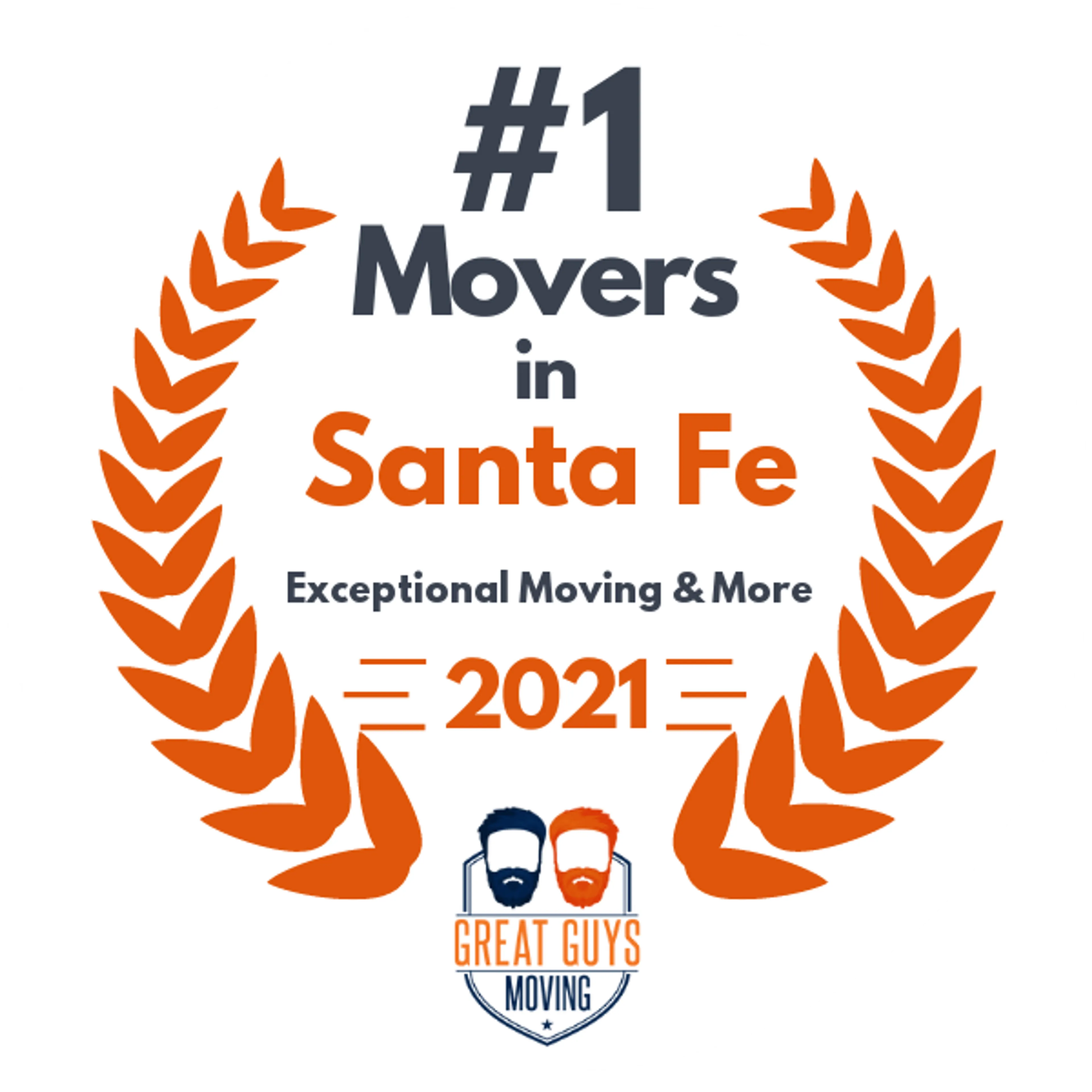 #1 Ranked Movers in Albuquerque, NM 2021 award