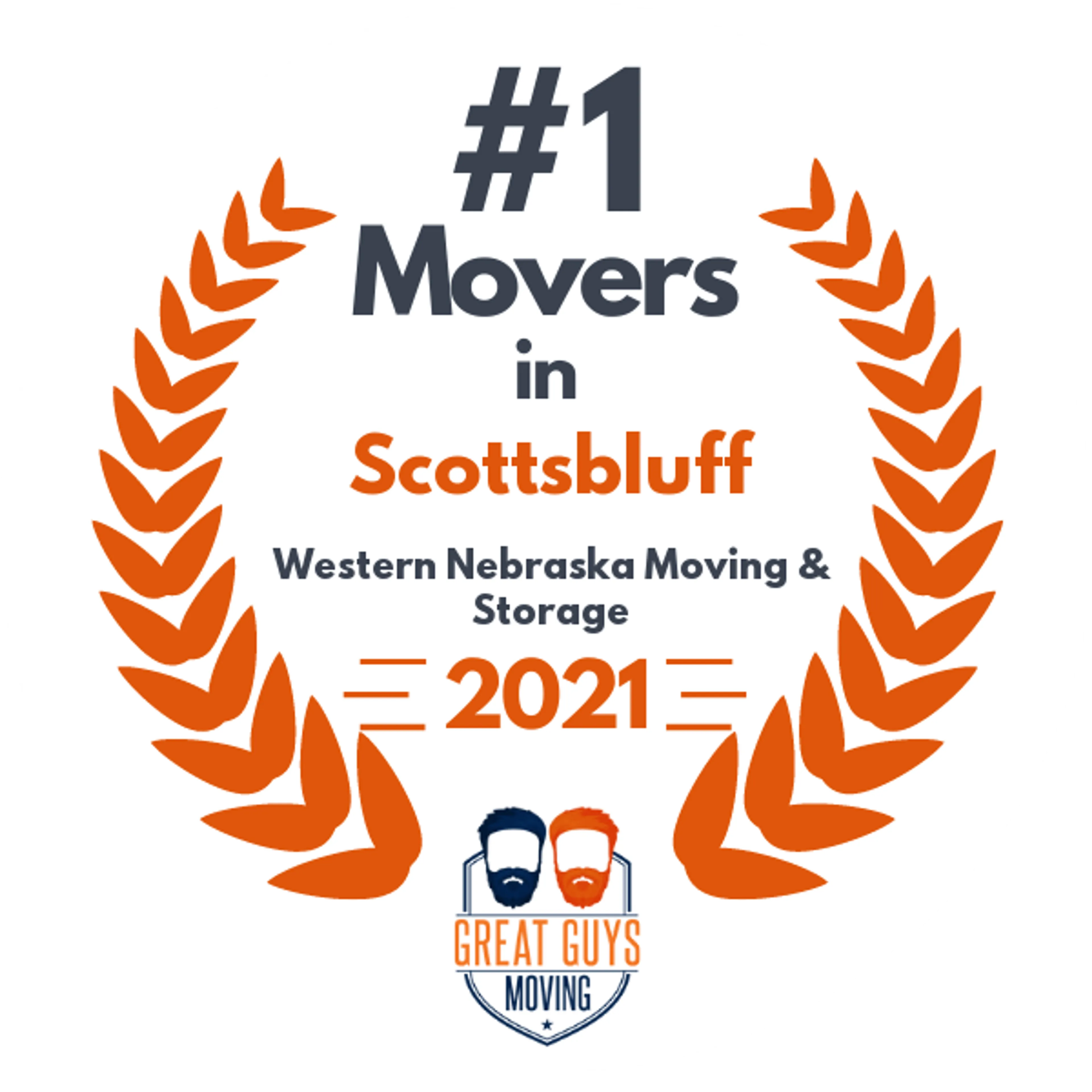 #1 Ranked Movers in Scottsbluff, NE 2021 award