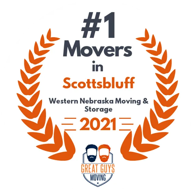 #1 Ranked Movers in Scottsbluff, NE 2021 award