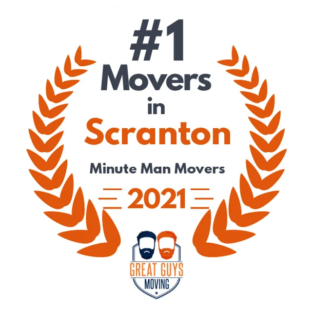 #1 Ranked Movers in Scranton, PA 2021 award