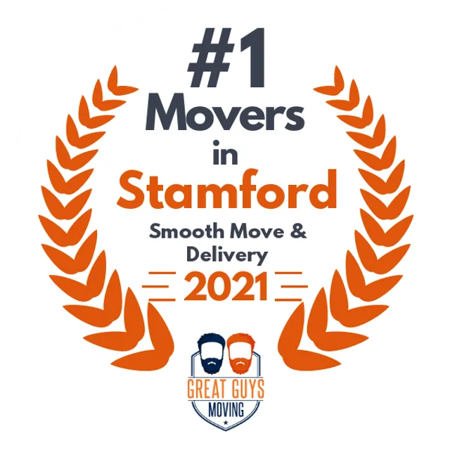 #1 Ranked Movers in Stamford, CT 2021 award