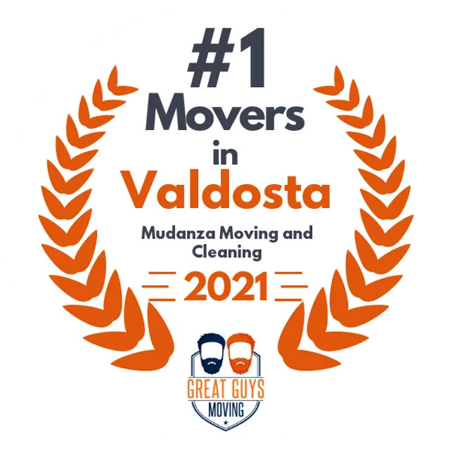 #1 Ranked Movers in Columbus, GA 2021 award