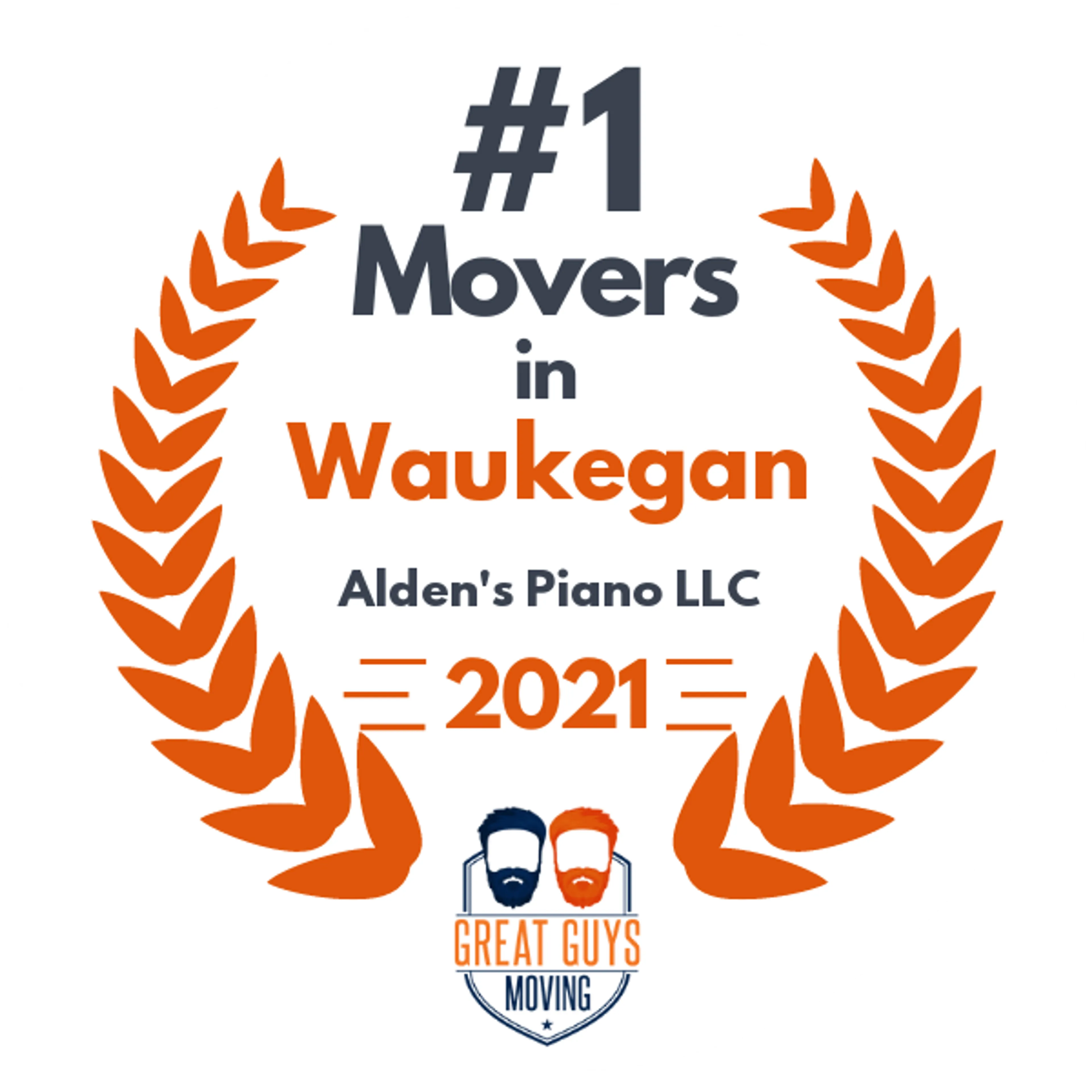 #1 Ranked Movers in Waukegan, IL 2021 award