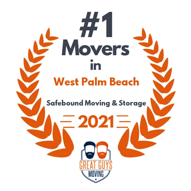 #1 Ranked Movers in Palm Bay, FL 2021 award