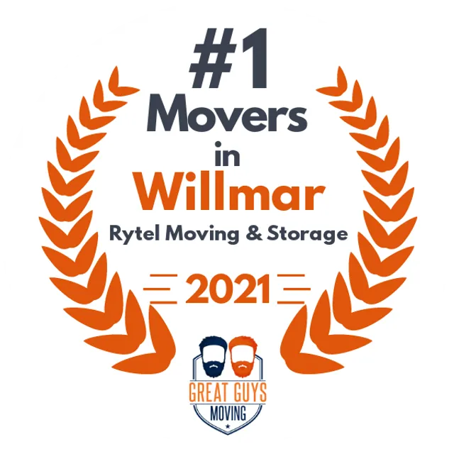 #1 Ranked Movers in Willmar, MN 2021 award