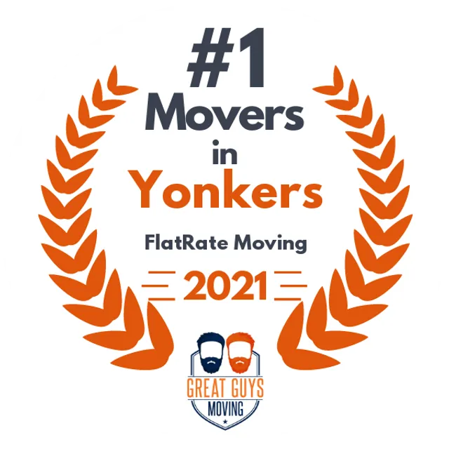 #1 Ranked Movers in New York City, NY 2021 award