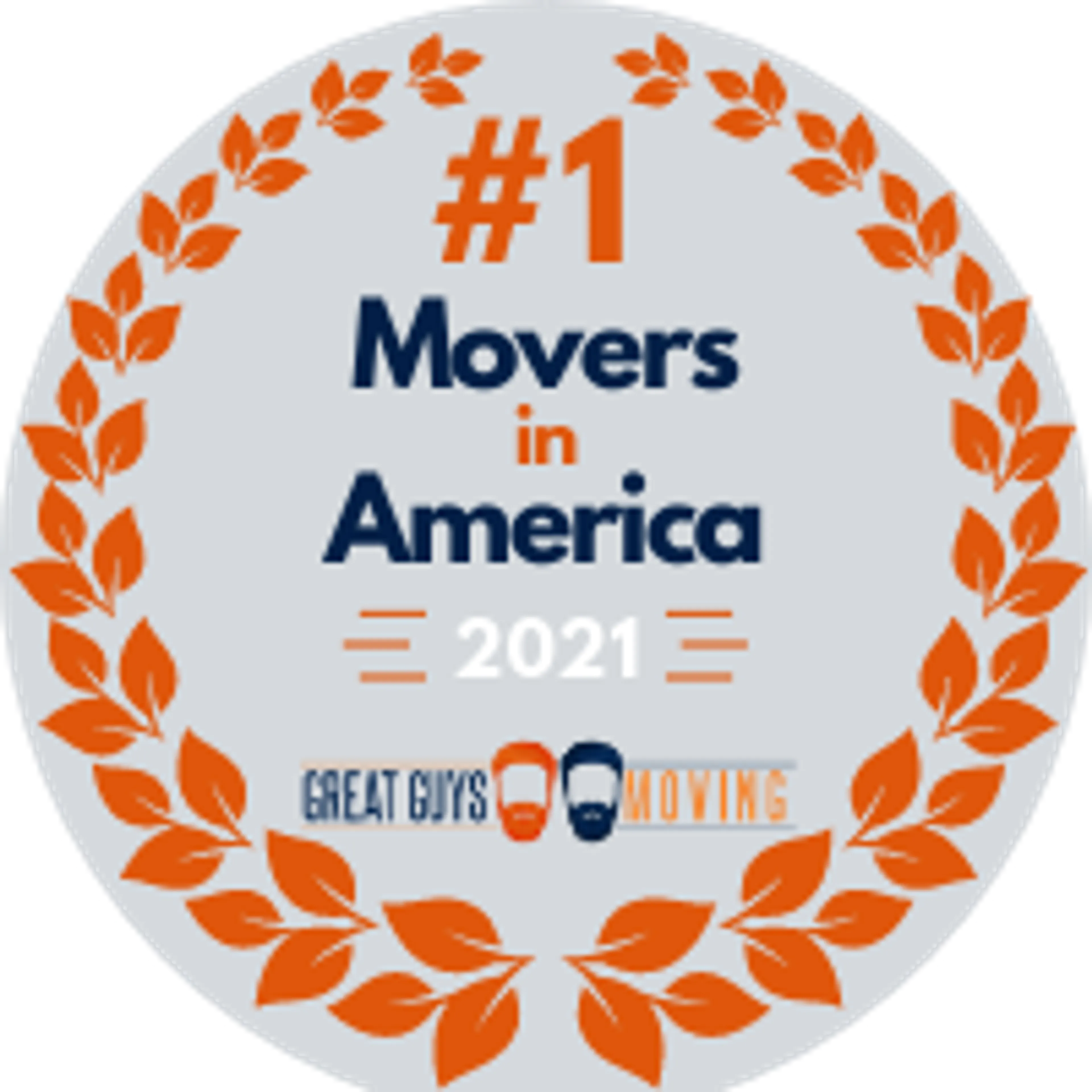 #1 Ranked Movers in America 2021 award