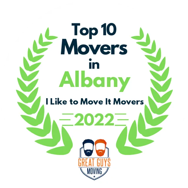 Top 10 Movers in Albany, NY 2022 award