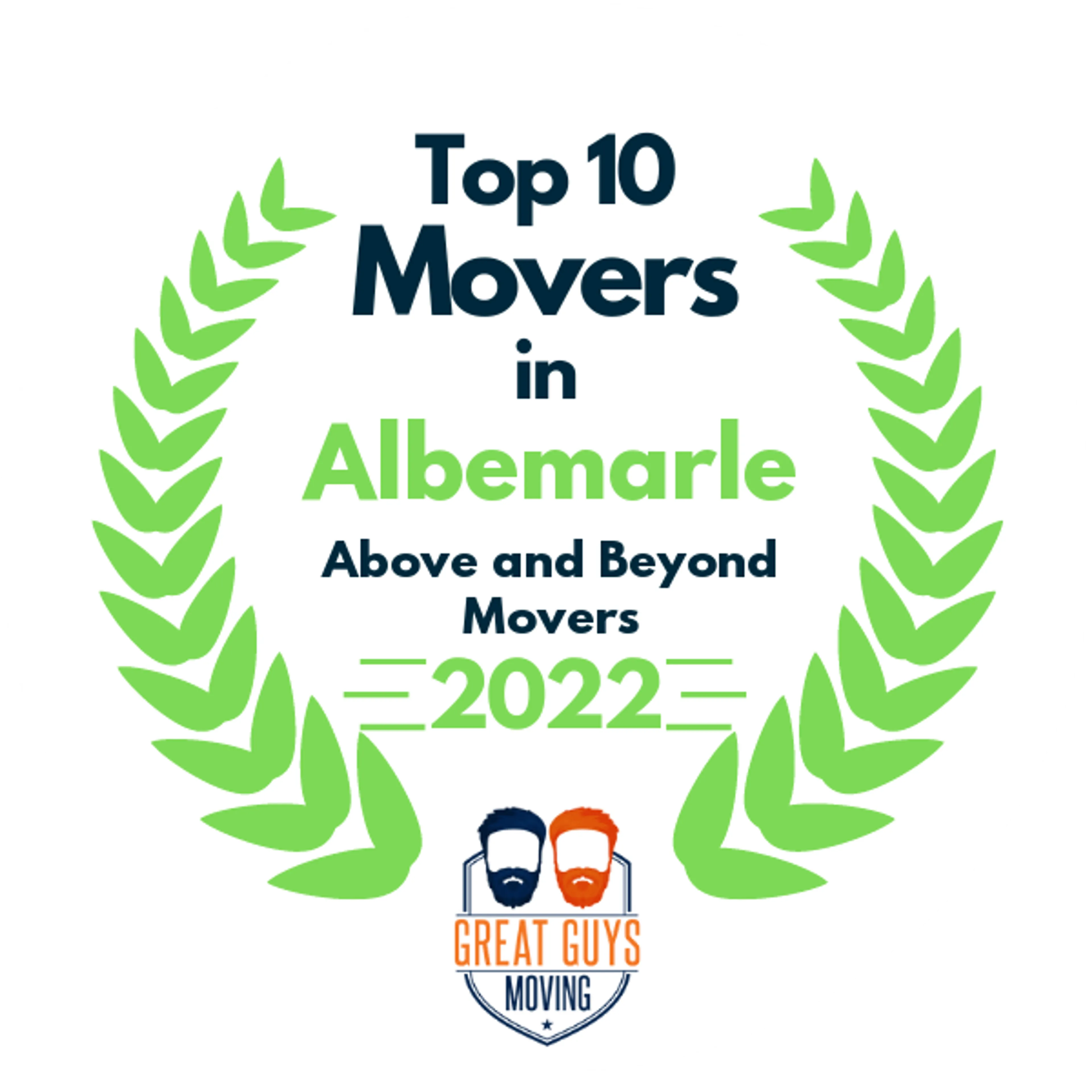 Top 10 Movers in Charlotte, NC 2022 award