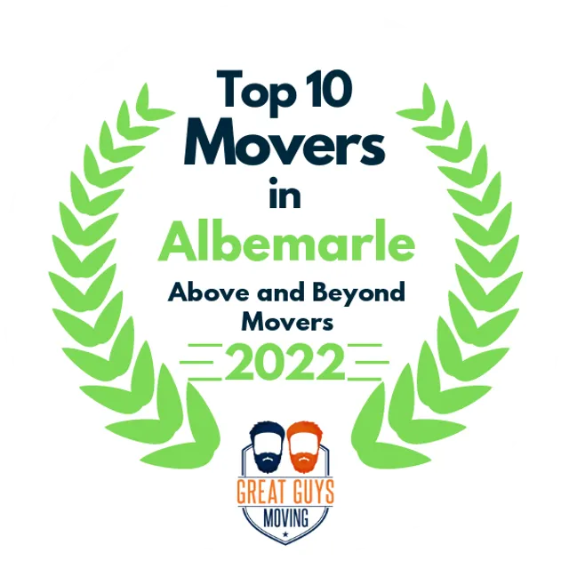 Top 10 Movers in Charlotte, NC 2022 award