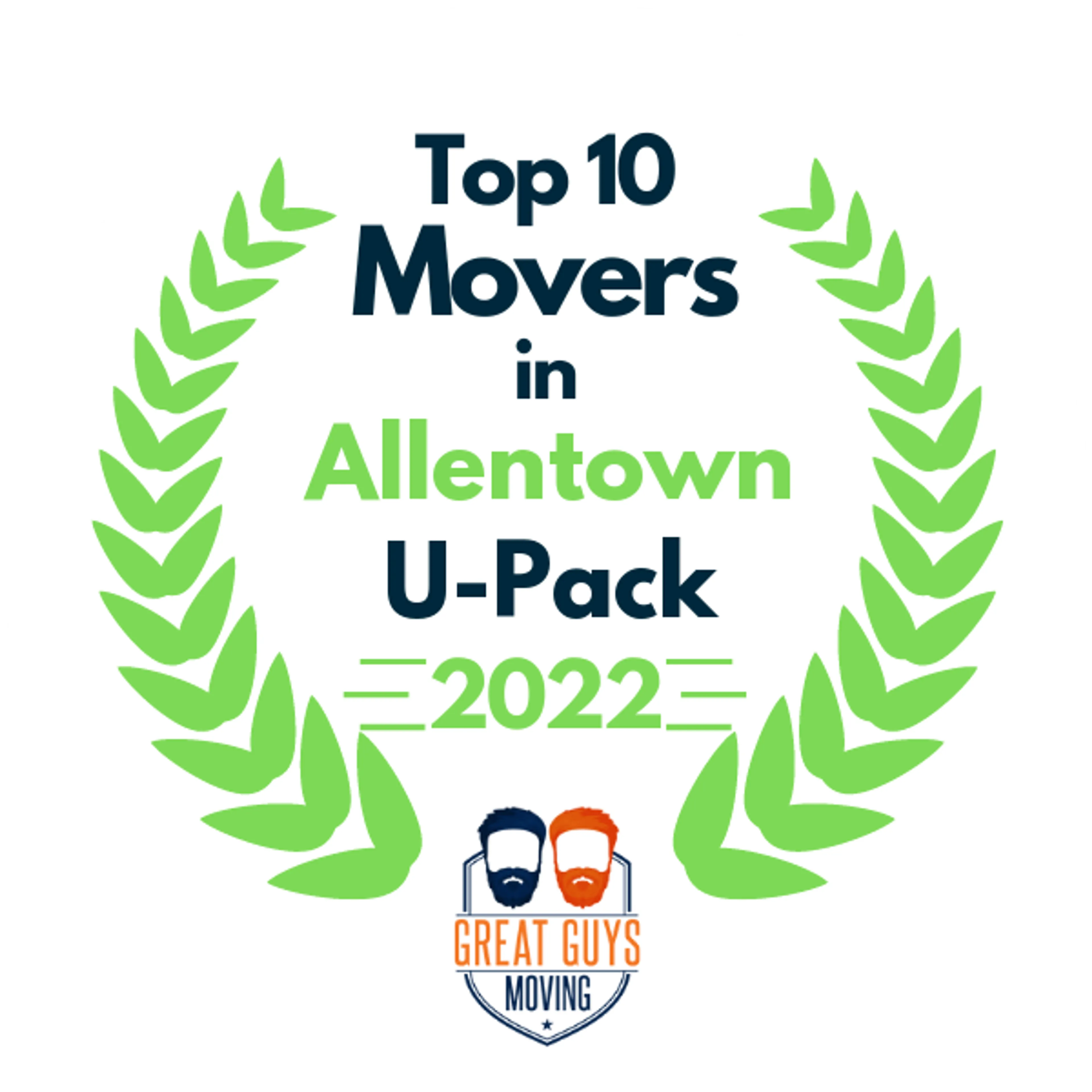 Top 10 Movers in Allentown, PA 2022 award