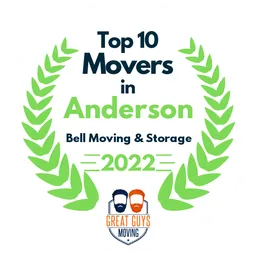 top 10 ranked movers in anderson 2022 bell moving storage image