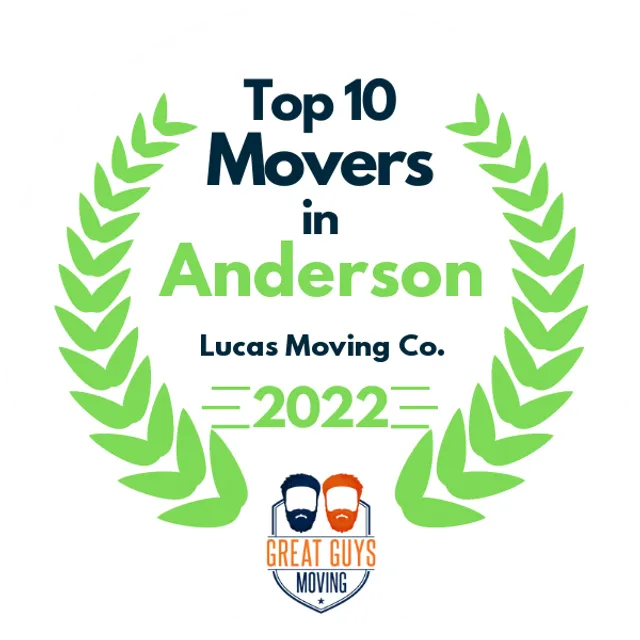 Top 10 Movers in Indianapolis, IN 2022 award