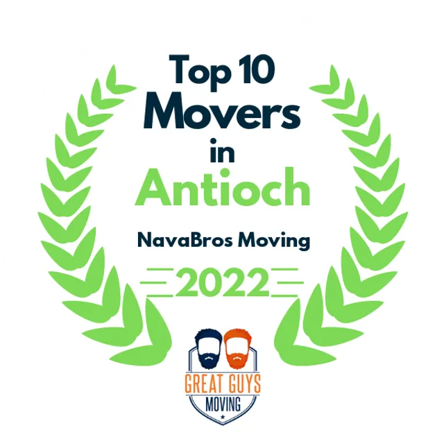 Top 10 Movers in Concord, CA 2022 award