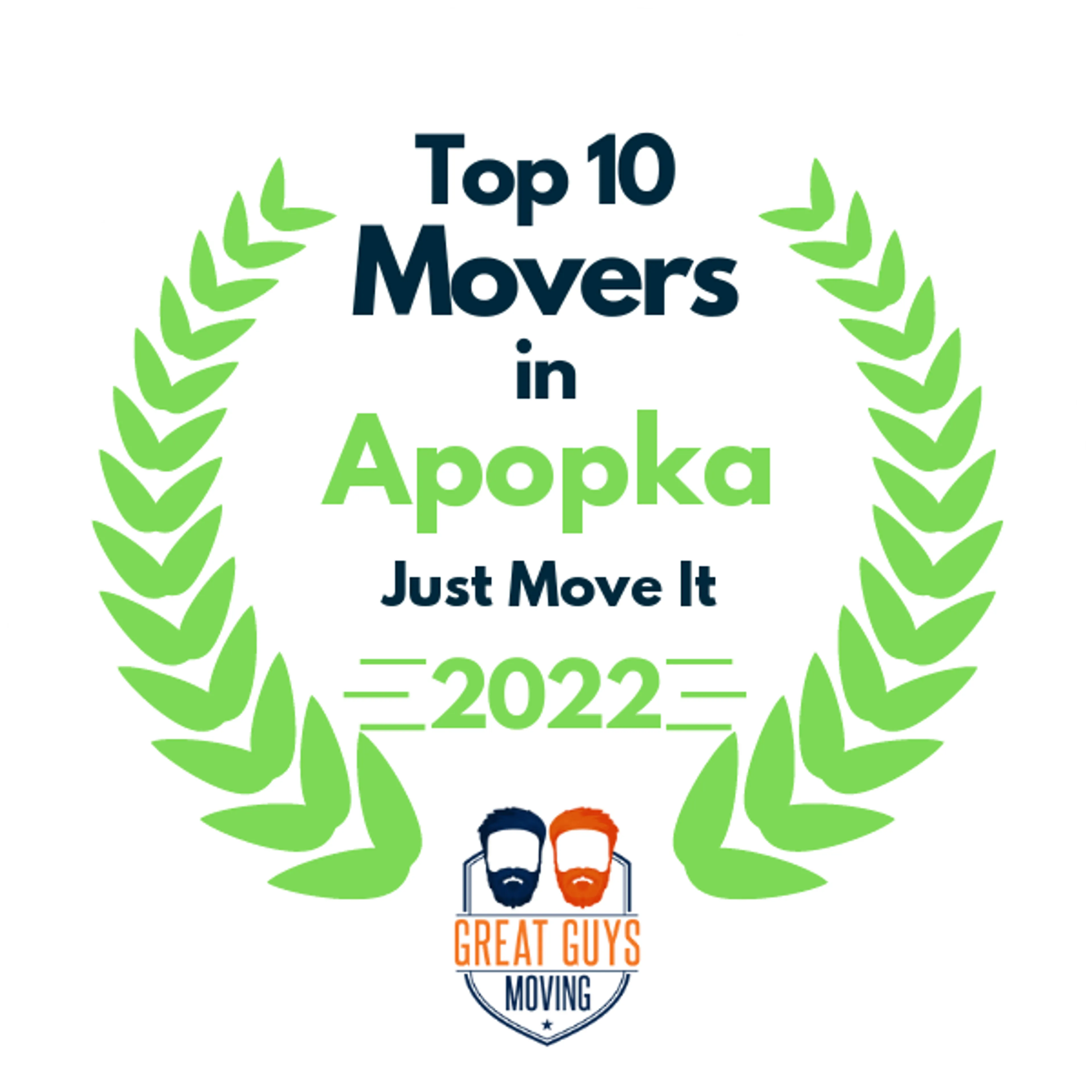 Top 10 Movers in Orlando, FL 2022 award