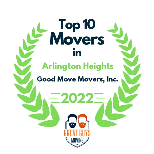 Top 10 Movers in Chicago, IL 2022 award