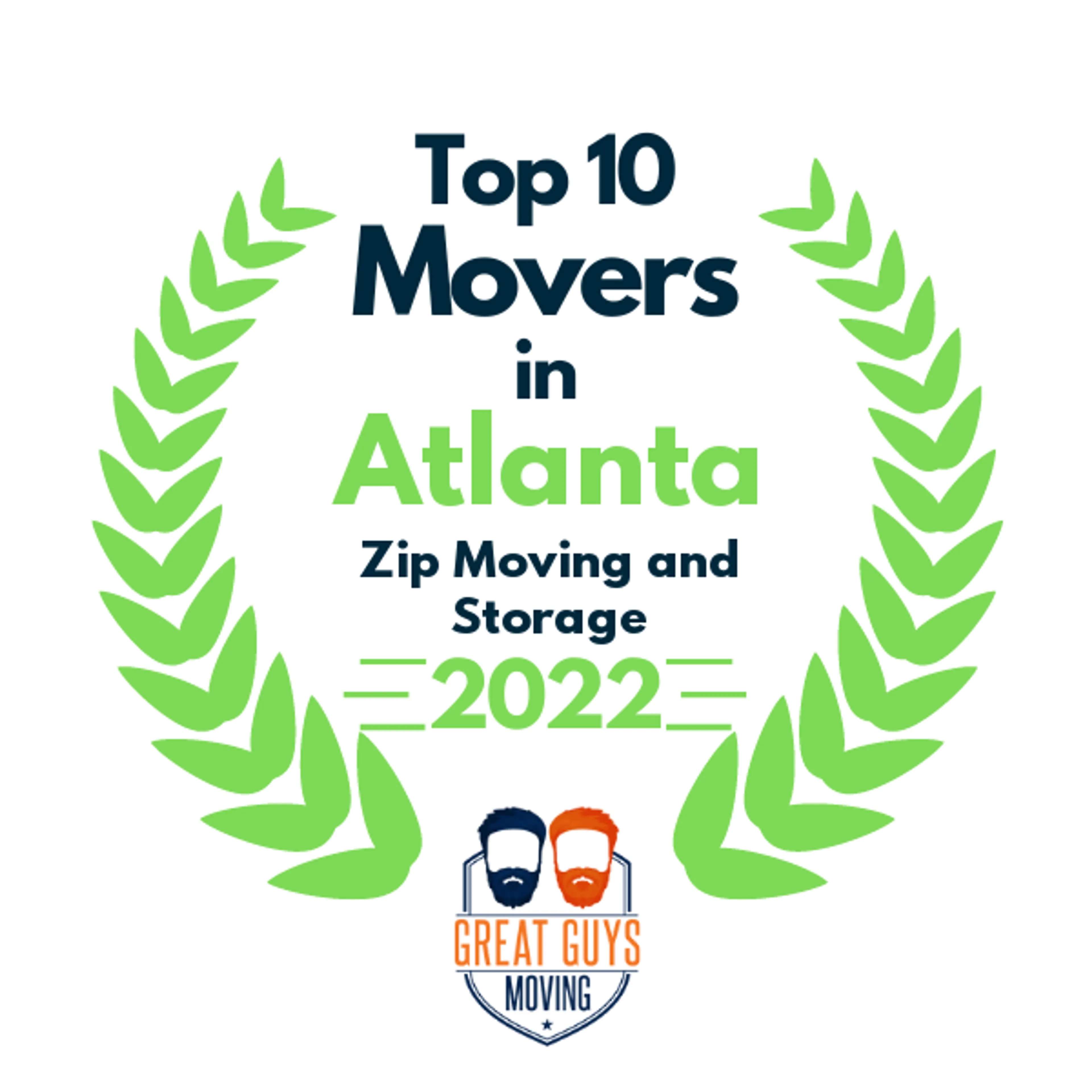 Top 10 Movers in Atlanta, GA 2022 award
