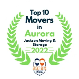 top 10 ranked movers in aurora 2022 jackson moving storage image