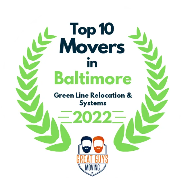 Top 10 Movers in Baltimore, MD 2022 award