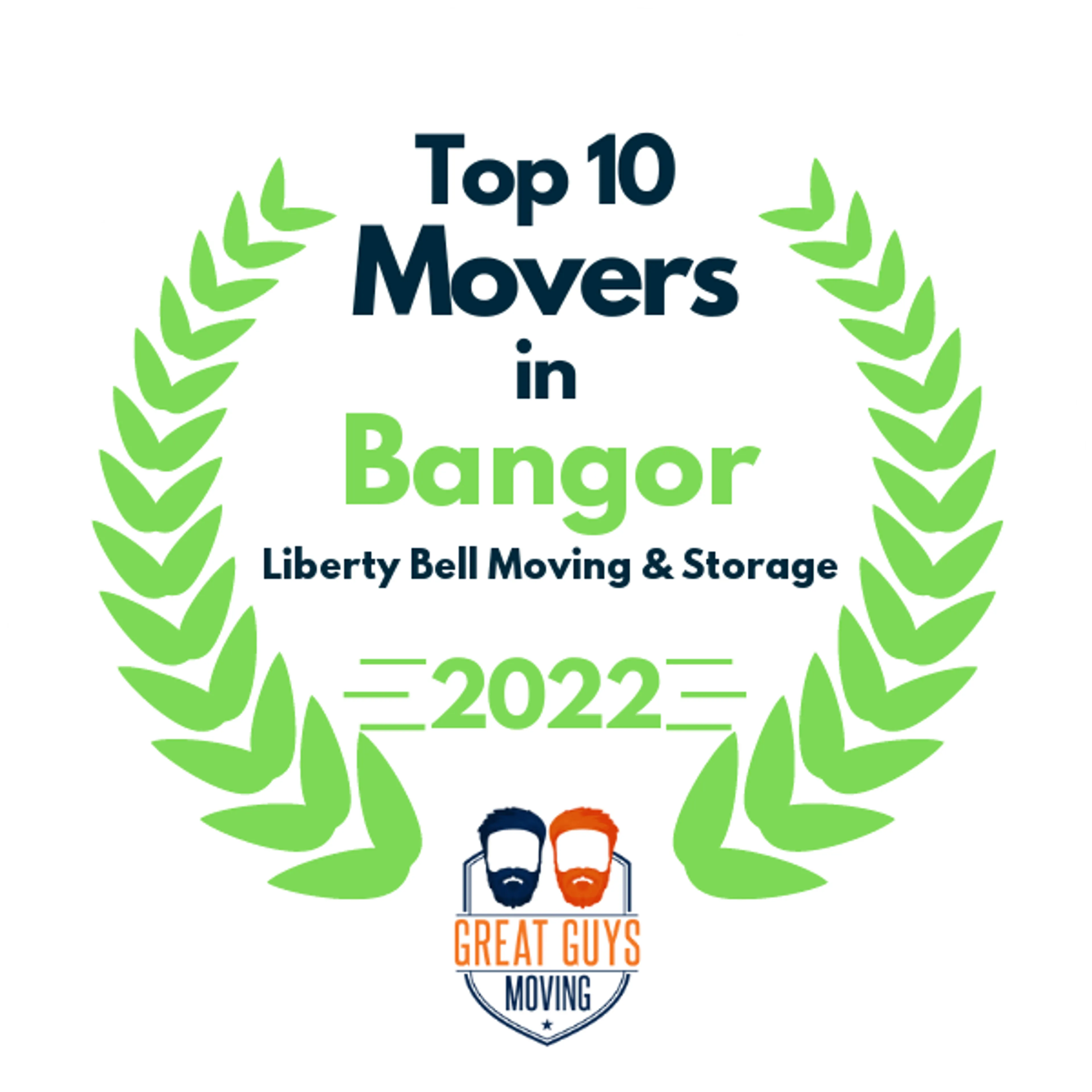 Top 10 Movers in Bangor, ME 2022 award