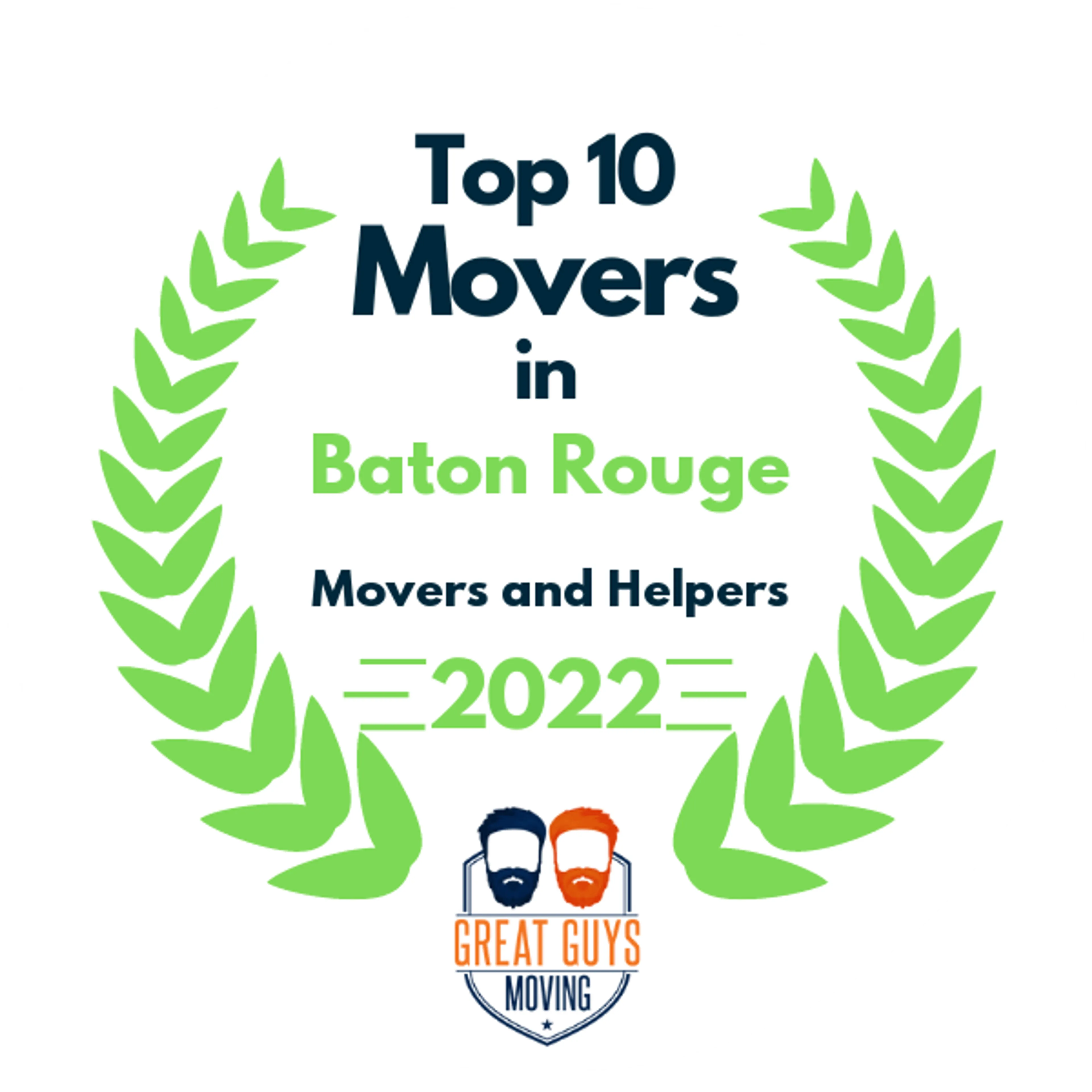 Top 10 Movers in New Orleans, LA 2022 award