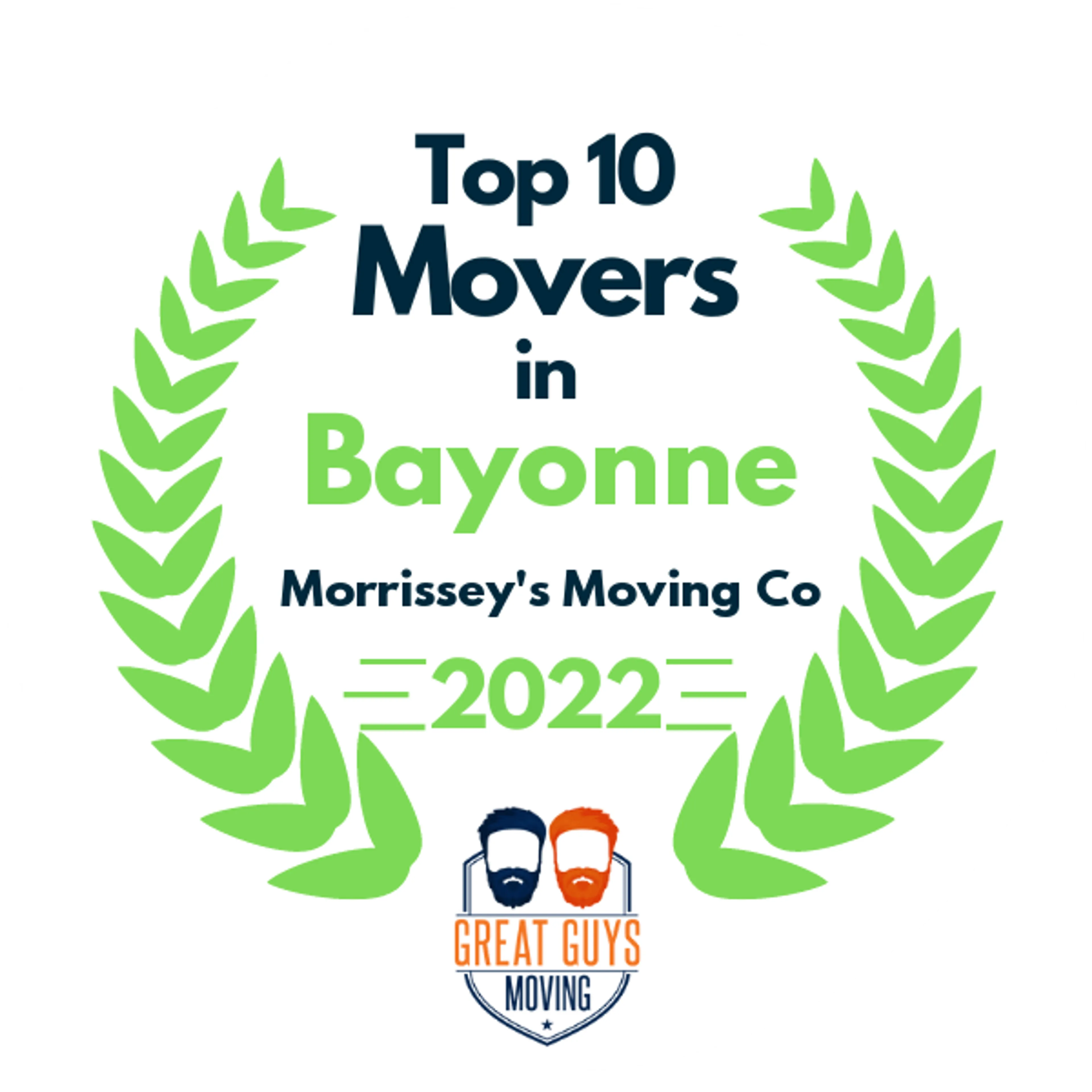 Top 10 Movers in Newark, NJ 2022 award