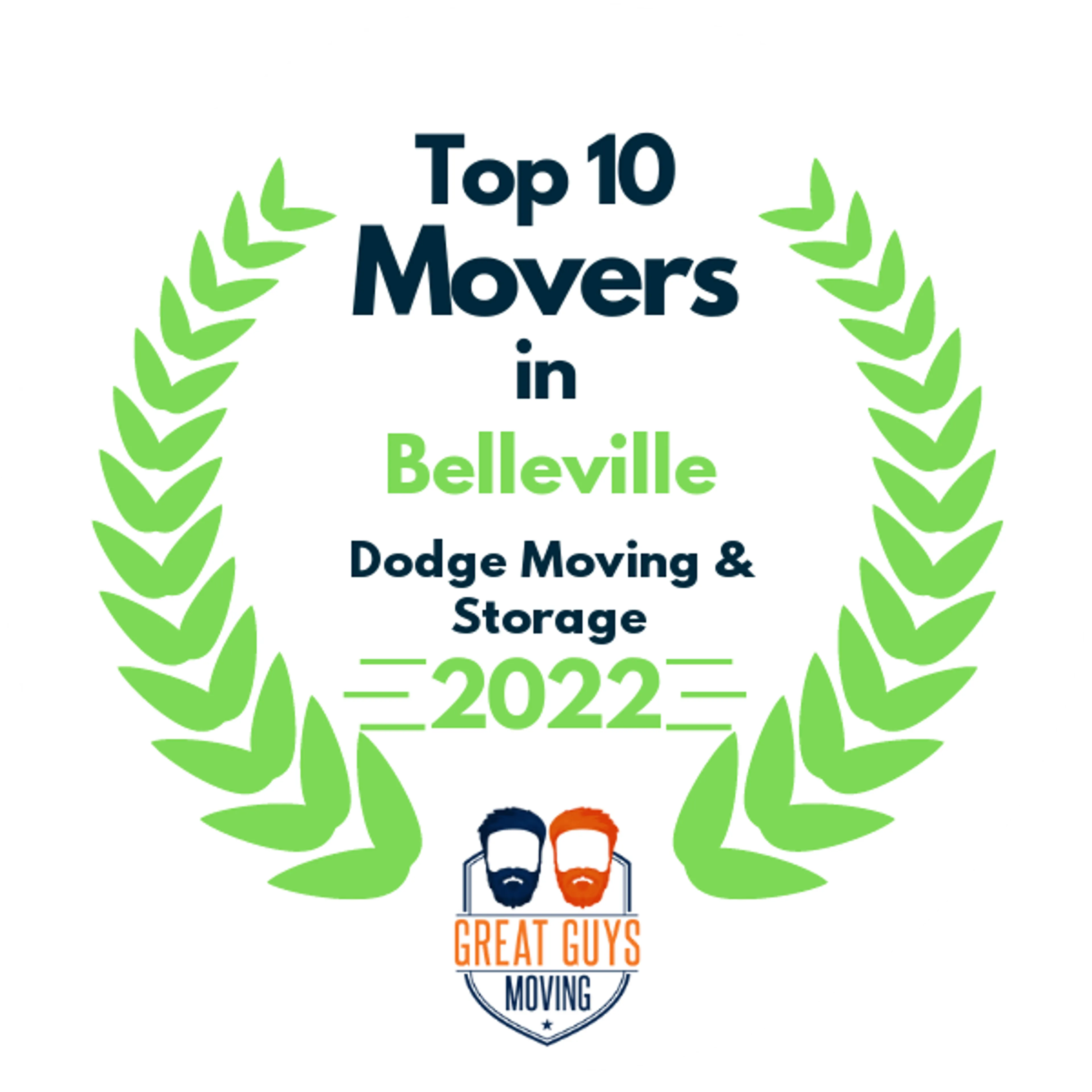 Top 10 Movers in Belleville, IL 2022 award