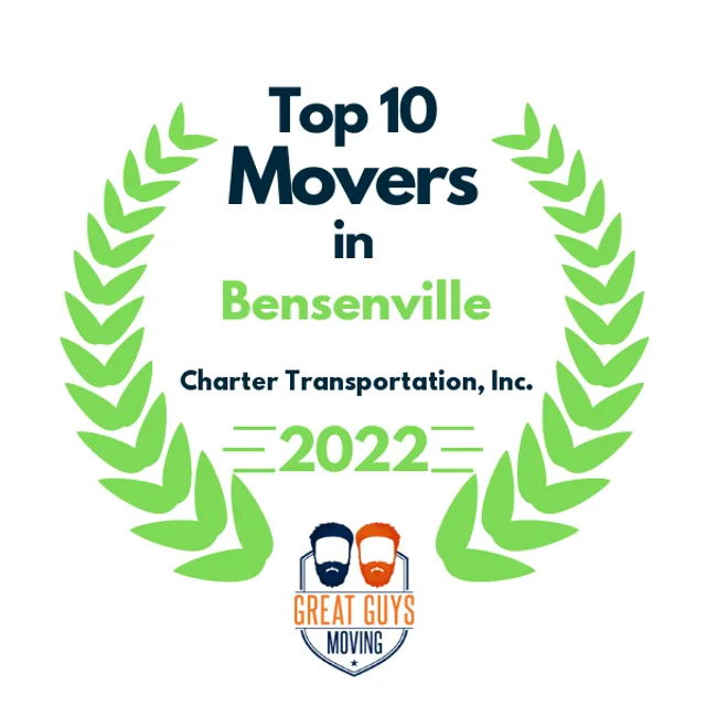 Top 10 Movers in Arlington Heights, IL 2022 award