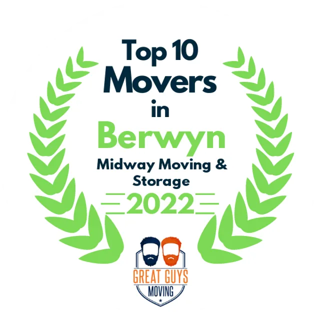 Top 10 Movers in Chicago, IL 2022 award