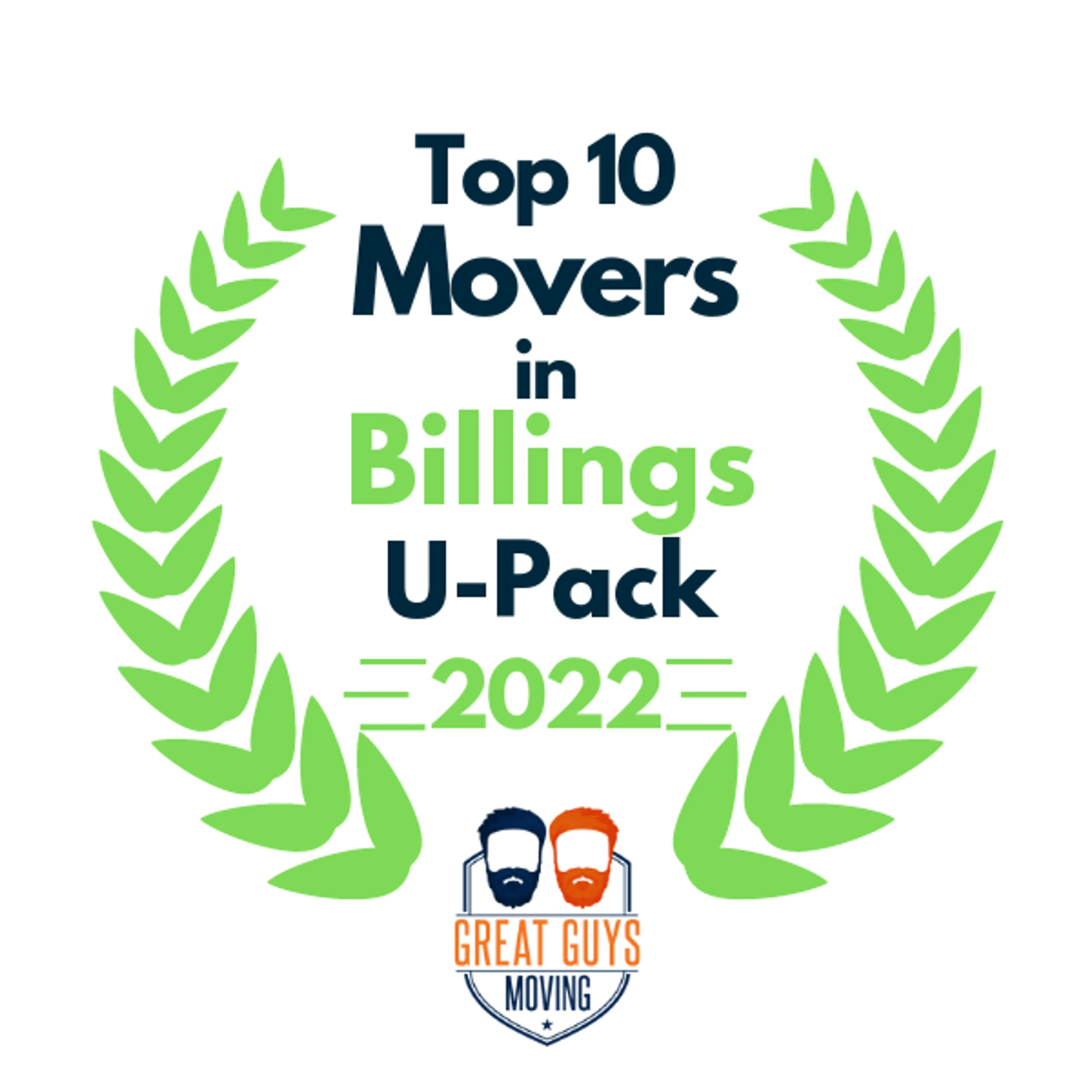 Top 10 Movers in Billings, MT 2022 award
