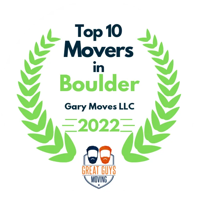 Top 10 Movers in Fort Collins, CO 2022 award