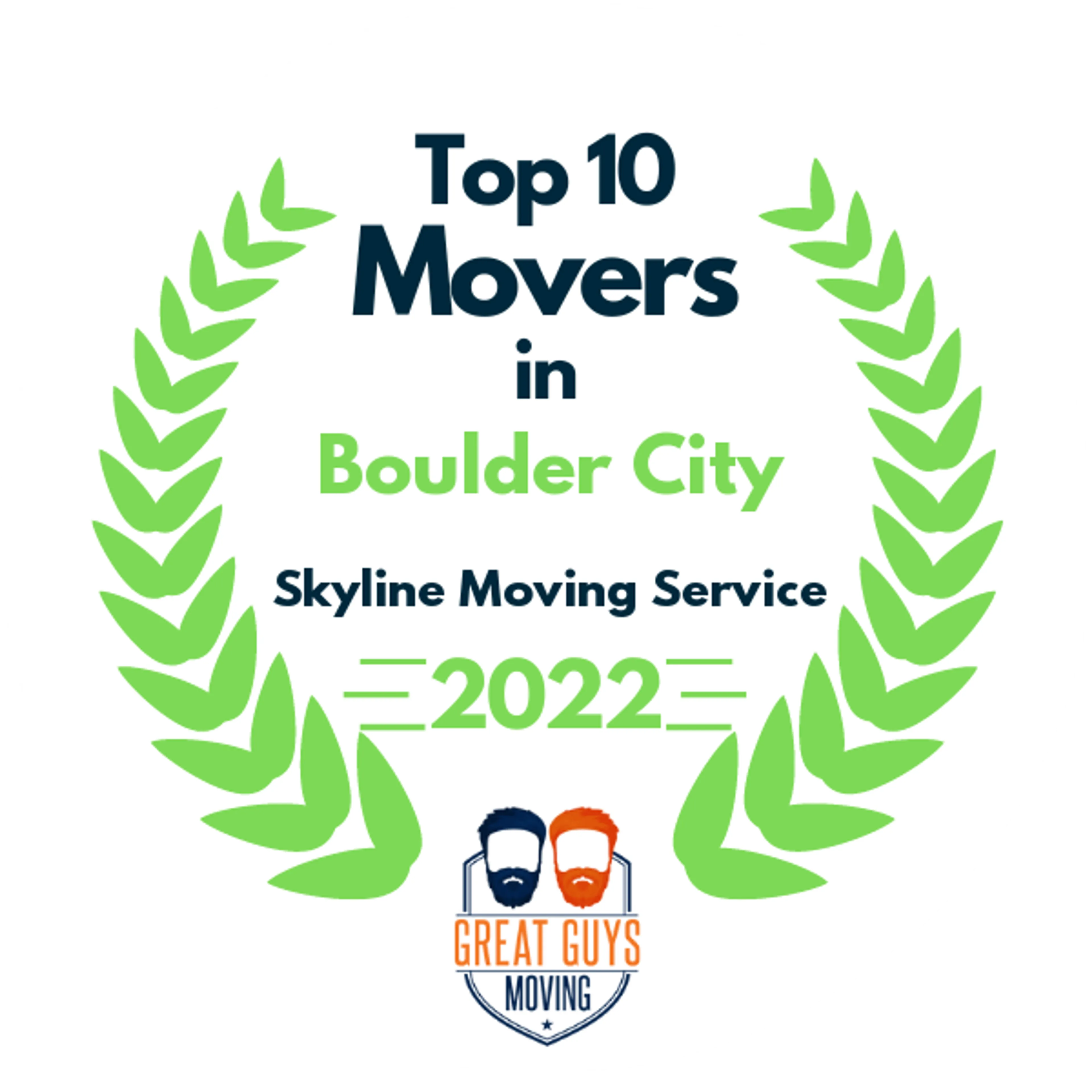 Top 10 Movers in Las Vegas, NV 2022 award