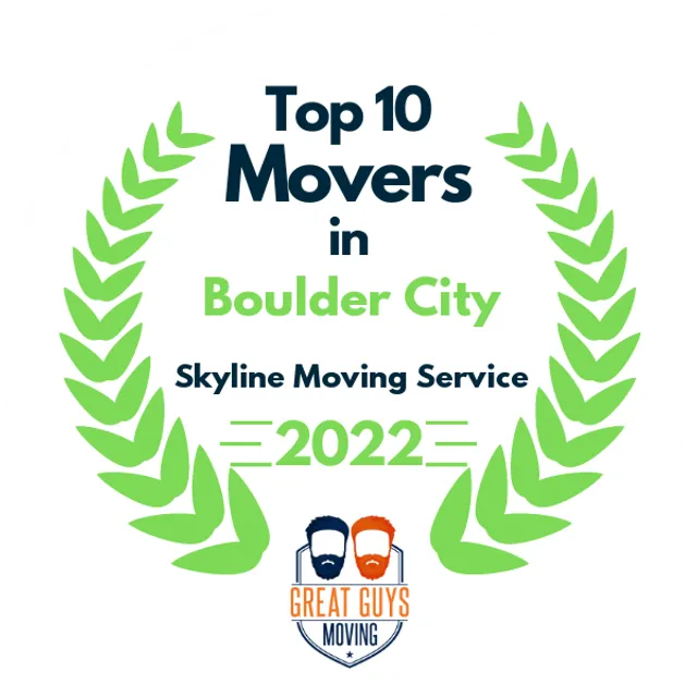 Top 10 Movers in Las Vegas, NV 2022 award