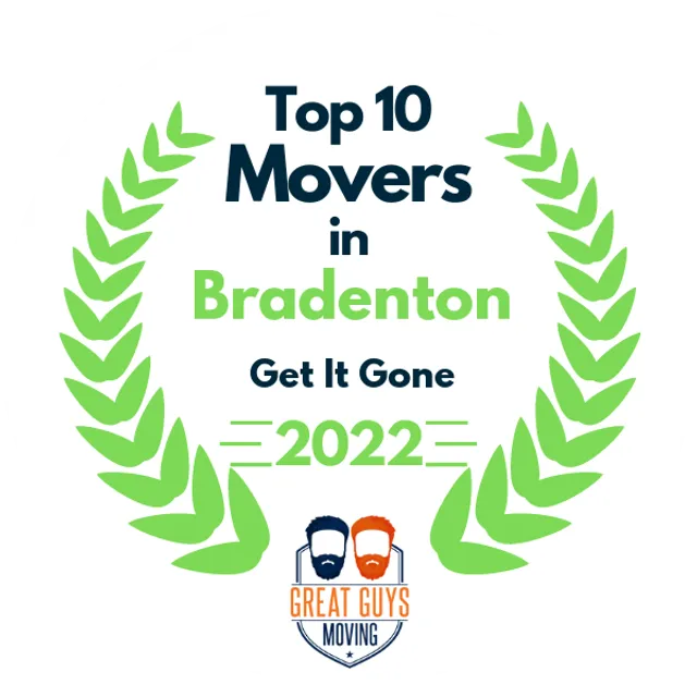 Top 10 Movers in North Port, FL 2022 award