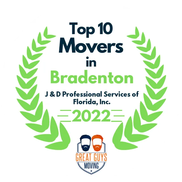 Top 10 Movers in North Port, FL 2022 award