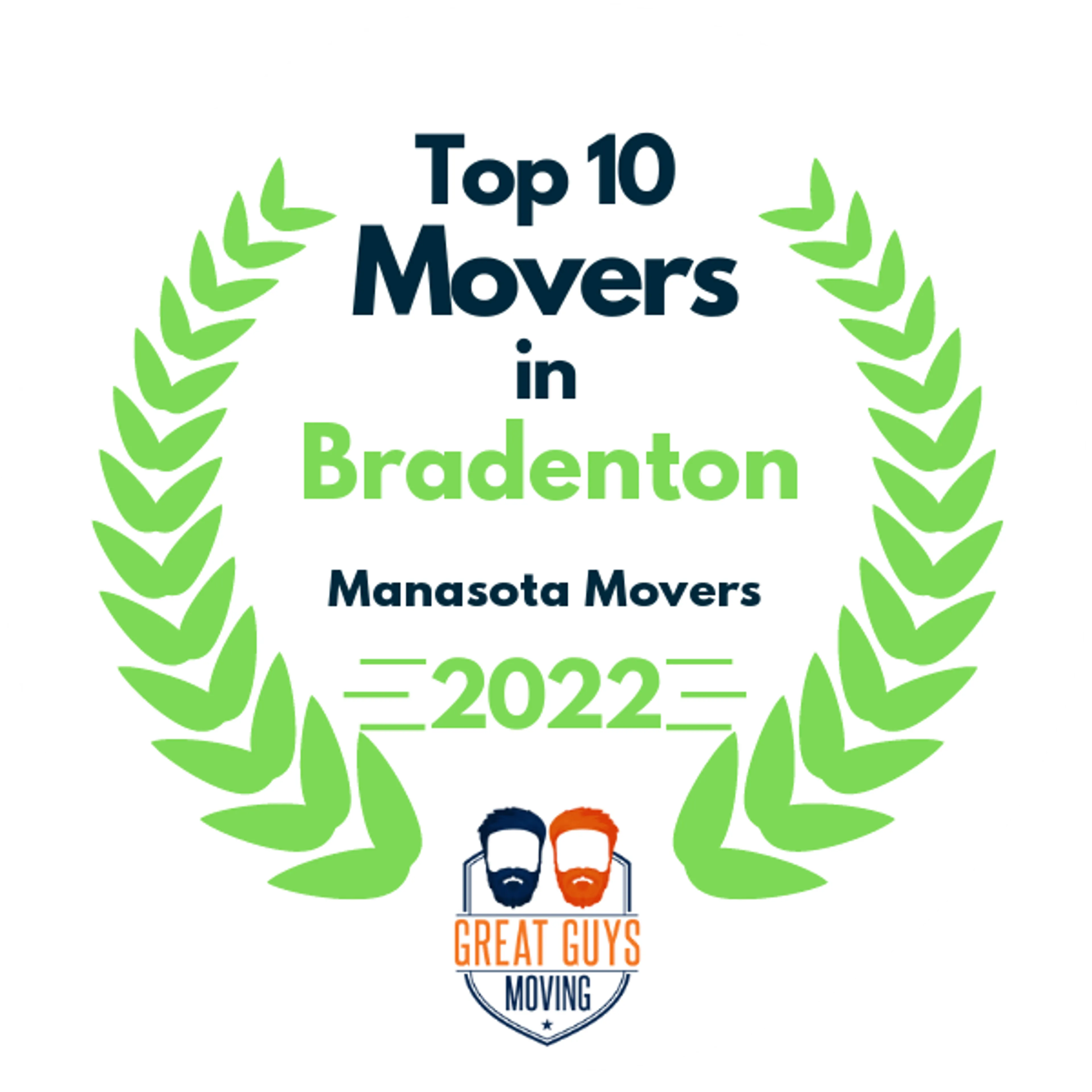 Top 10 Movers in North Port, FL 2022 award