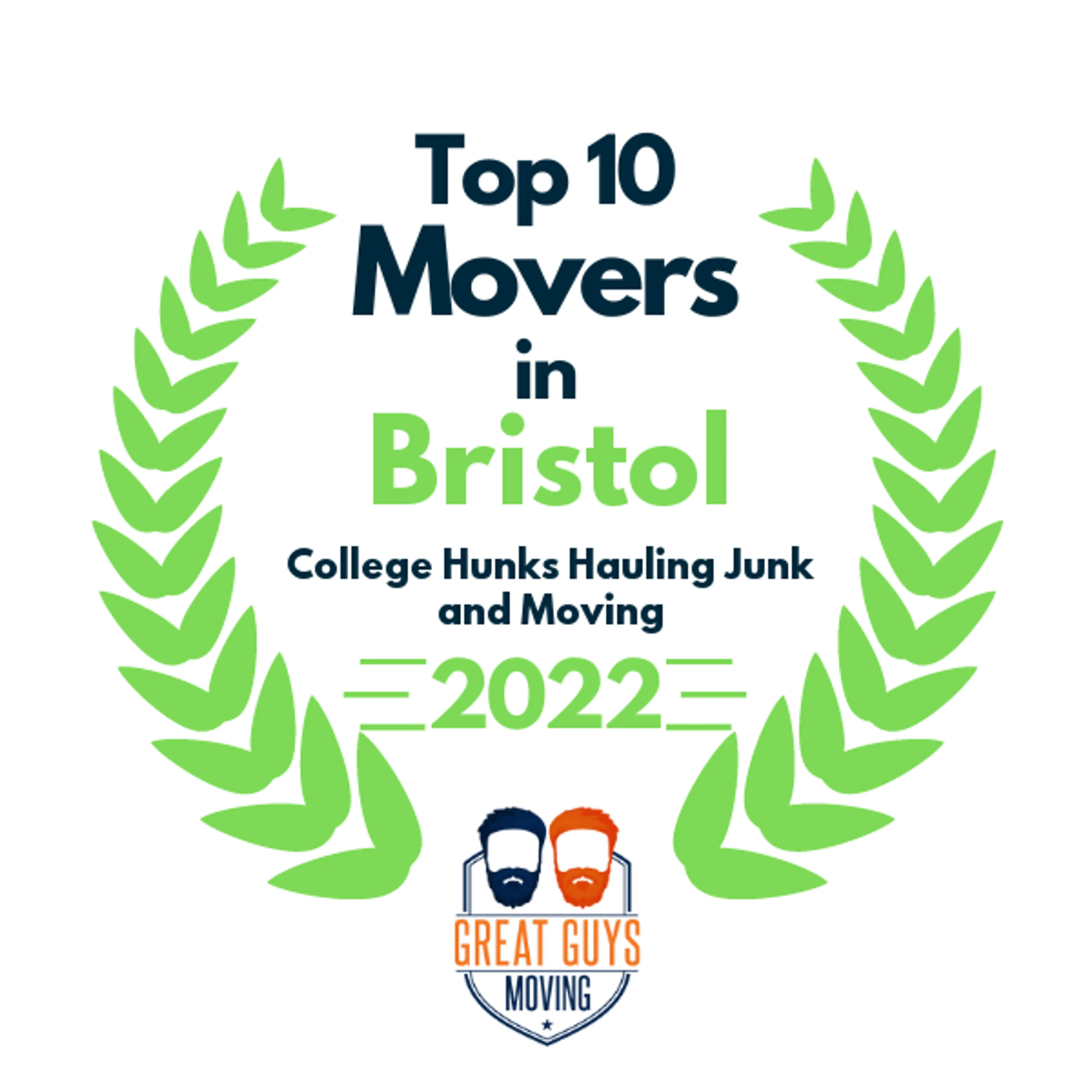Top 10 Movers in Beverly, NJ 2022 award