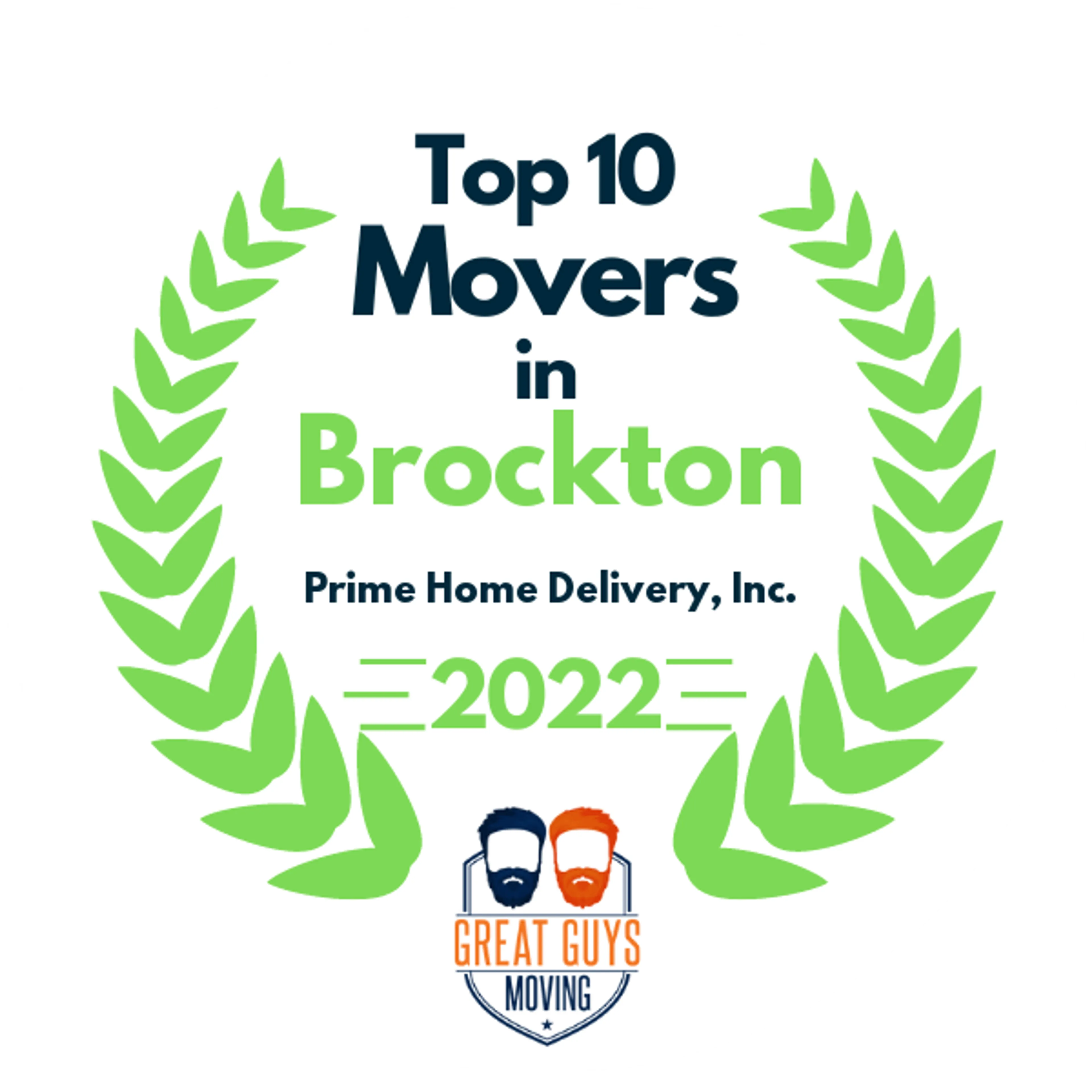 Top 10 Movers in Brockton, MA 2022 award