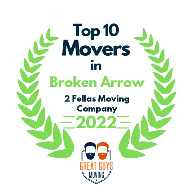 Top 10 Movers in Tulsa, OK 2022 award